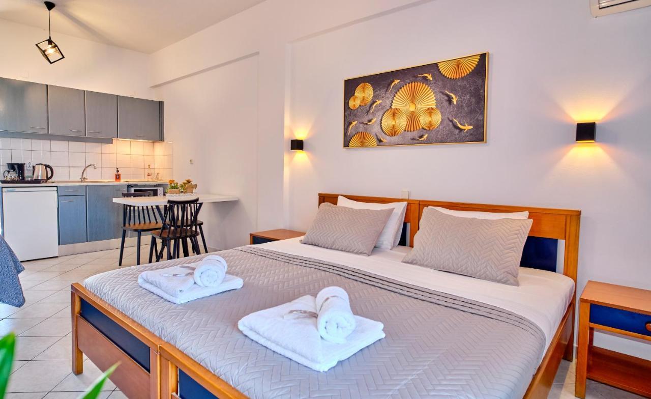 Logas Beach Studios Peroulades  Luaran gambar