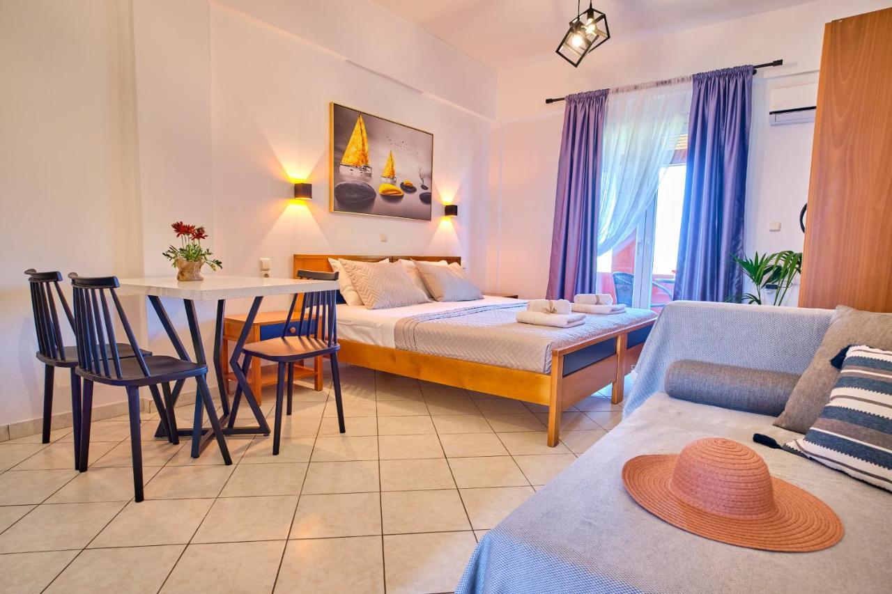 Logas Beach Studios Peroulades  Luaran gambar