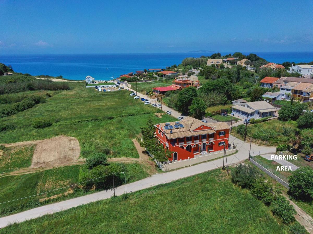Logas Beach Studios Peroulades  Luaran gambar